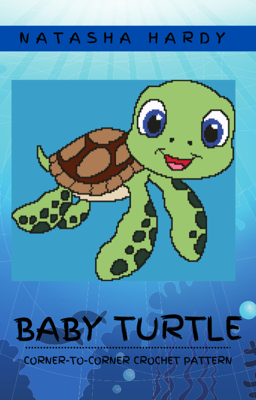 Cute Sea Turtle - Easy C2C Pattern